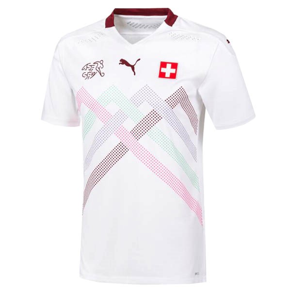 Thailandia Maglia Svizzera Away 2020 Bianco